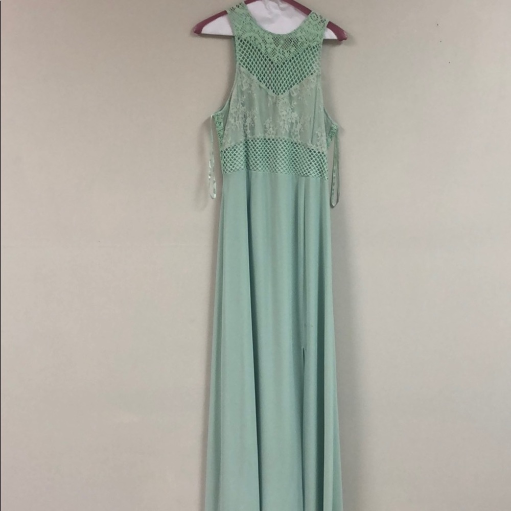 Maxi mint green dress